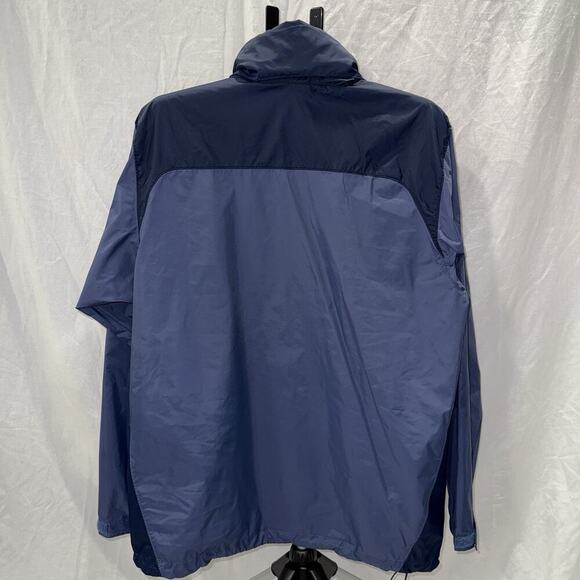 Columbia Water-Resistant Full Zip Jacket Two-Tone Blue Size:L - Picture 2 of 8